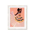 Picture of Dancer & Flourish Poster _GroupedProduct_Rectangle_Portrait_Framed_Matted_