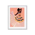 Picture of Dancer & Flourish Poster _GroupedProduct_Rectangle_Portrait_Framed_Matted_