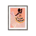 Picture of Dancer & Flourish Poster _GroupedProduct_Rectangle_Portrait_Framed_Matted_