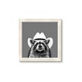 Picture of Wyatt The Cowboy Raccoon _GroupedProduct_Square_Framed_Matted_