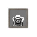 Picture of Wyatt The Cowboy Raccoon _GroupedProduct_Square_Framed_Matted_