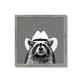 Picture of Wyatt The Cowboy Raccoon _GroupedProduct_Square_Framed_Matted_