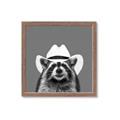 Picture of Wyatt The Cowboy Raccoon _GroupedProduct_Square_Framed_Matted_