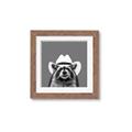 Picture of Wyatt The Cowboy Raccoon _GroupedProduct_Square_Framed_Matted_