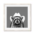 Picture of Wyatt The Cowboy Raccoon _GroupedProduct_Square_Framed_Matted_