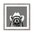 Picture of Wyatt The Cowboy Raccoon _GroupedProduct_Square_Framed_Matted_