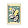 Picture of Oysters Poster _GroupedProduct_Rectangle_Portrait_Framed_Matted_