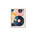 Picture of Retro Vinyl Records Poster _GroupedProduct_Rectangle_Portrait_Framed_Matted_