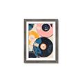 Picture of Retro Vinyl Records Poster _GroupedProduct_Rectangle_Portrait_Framed_Matted_