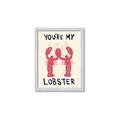 Picture of You are My Lobster Poster _GroupedProduct_Rectangle_Portrait_Framed_Matted_