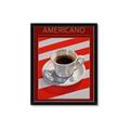 Picture of Americano Coffee _GroupedProduct_Rectangle_Portrait_Framed_Matted_