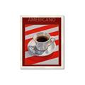 Picture of Americano Coffee _GroupedProduct_Rectangle_Portrait_Framed_Matted_