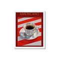 Picture of Americano Coffee _GroupedProduct_Rectangle_Portrait_Framed_Matted_