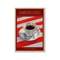 Picture of Americano Coffee _GroupedProduct_Rectangle_Portrait_Framed_Matted_