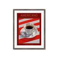 Picture of Americano Coffee _GroupedProduct_Rectangle_Portrait_Framed_Matted_