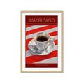 Picture of Americano Coffee _GroupedProduct_Rectangle_Portrait_Framed_Matted_