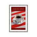 Picture of Americano Coffee _GroupedProduct_Rectangle_Portrait_Framed_Matted_