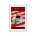 Picture of Americano Coffee _GroupedProduct_Rectangle_Portrait_Framed_Matted_