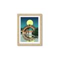 Picture of Japanese Bridge _GroupedProduct_Rectangle_Portrait_Framed_Matted_