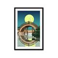Picture of Japanese Bridge _GroupedProduct_Rectangle_Portrait_Framed_Matted_