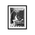 Picture of Splish Splash Safari _GroupedProduct_Rectangle_Portrait_Framed_Matted_