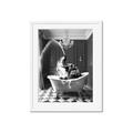 Picture of Splish Splash Safari _GroupedProduct_Rectangle_Portrait_Framed_Matted_