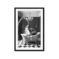 Picture of Splish Splash Safari _GroupedProduct_Rectangle_Portrait_Framed_Matted_