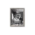 Picture of Joyful Elephant Bath Time _GroupedProduct_Rectangle_Portrait_Framed_Matted_