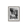 Picture of Joyful Elephant Bath Time _GroupedProduct_Rectangle_Portrait_Framed_Matted_