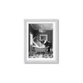 Picture of Joyful Elephant Bath Time _GroupedProduct_Rectangle_Portrait_Framed_Matted_