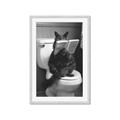 Picture of Kitty Cat Throne Room _GroupedProduct_Rectangle_Portrait_Framed_Matted_