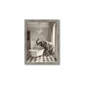 Picture of Luxuary Elephant _GroupedProduct_Rectangle_Portrait_Framed_Matted_