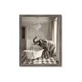 Picture of Luxuary Elephant _GroupedProduct_Rectangle_Portrait_Framed_Matted_