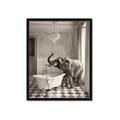 Picture of Luxuary Elephant _GroupedProduct_Rectangle_Portrait_Framed_Matted_