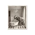 Picture of Luxuary Elephant _GroupedProduct_Rectangle_Portrait_Framed_Matted_