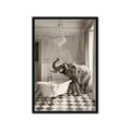 Picture of Luxuary Elephant _GroupedProduct_Rectangle_Portrait_Framed_Matted_