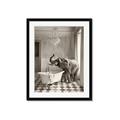 Picture of Luxuary Elephant _GroupedProduct_Rectangle_Portrait_Framed_Matted_