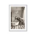 Picture of Luxuary Elephant _GroupedProduct_Rectangle_Portrait_Framed_Matted_