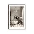 Picture of Luxuary Elephant _GroupedProduct_Rectangle_Portrait_Framed_Matted_