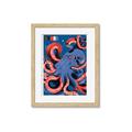Picture of Tentacle Whirl Poster _GroupedProduct_Rectangle_Portrait_Framed_Matted_