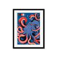 Picture of Tentacle Whirl Poster _GroupedProduct_Rectangle_Portrait_Framed_Matted_