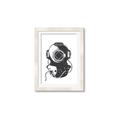Picture of Vintage Diver Poster _GroupedProduct_Rectangle_Portrait_Framed_Matted_