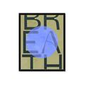 Picture of Breath Typography Poster _GroupedProduct_Rectangle_Portrait_Framed_Matted_