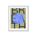 Picture of Breath Typography Poster _GroupedProduct_Rectangle_Portrait_Framed_Matted_