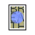 Picture of Breath Typography Poster _GroupedProduct_Rectangle_Portrait_Framed_Matted_