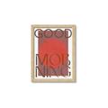 Picture of Good Morning Typography Poster _GroupedProduct_Rectangle_Portrait_Framed_Matted_