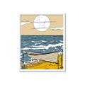 Picture of Summer Vacation Poster _GroupedProduct_Rectangle_Portrait_Framed_Matted_