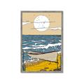 Picture of Summer Vacation Poster _GroupedProduct_Rectangle_Portrait_Framed_Matted_