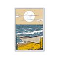 Picture of Summer Vacation Poster _GroupedProduct_Rectangle_Portrait_Framed_Matted_