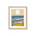 Picture of Summer Vacation Poster _GroupedProduct_Rectangle_Portrait_Framed_Matted_